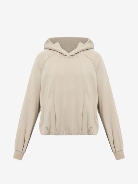 MOOSE KNUCKLES logo-patch raglan-sleeve hoodie