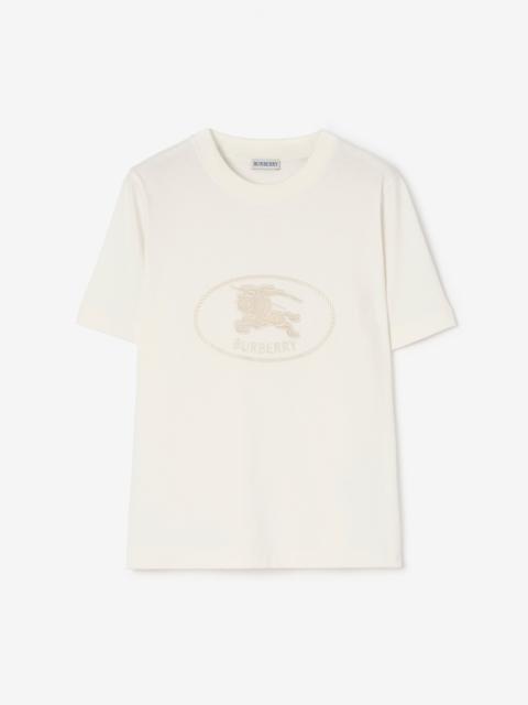 Burberry Knight Stamp Cotton T-shirt