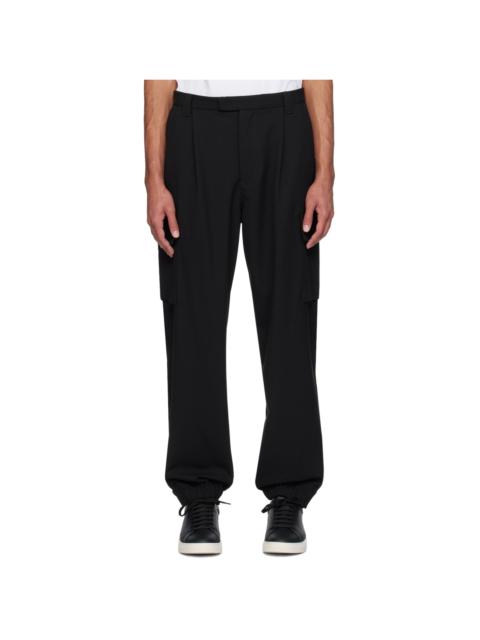 EMPORIO ARMANI Black Pocket Cargo Pants