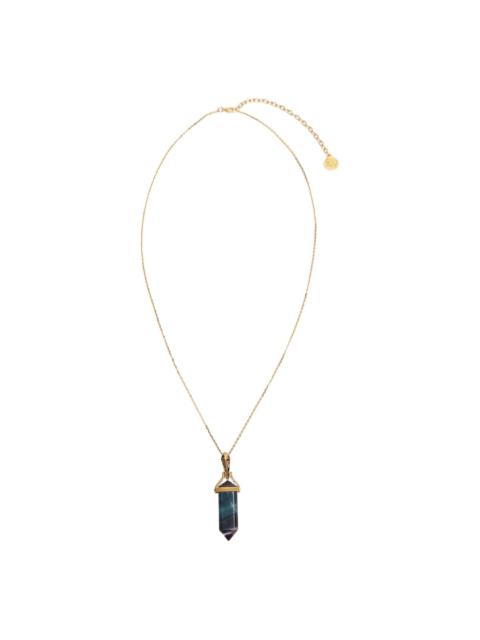 Roberto Cavalli stone-pendant necklace