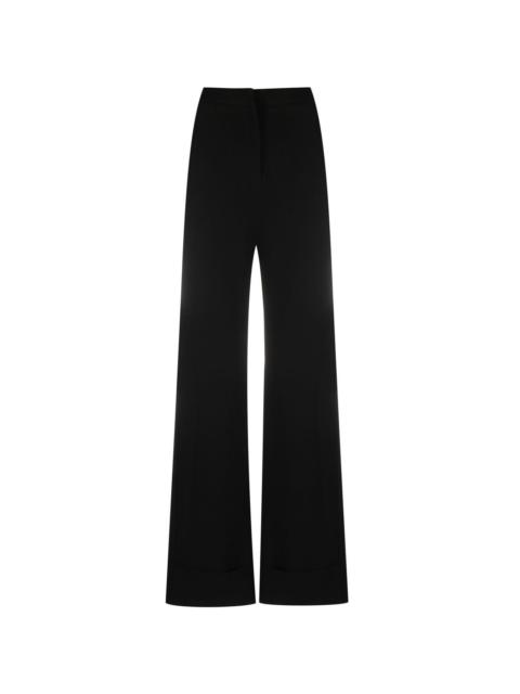 wide-leg high-waisted trousers