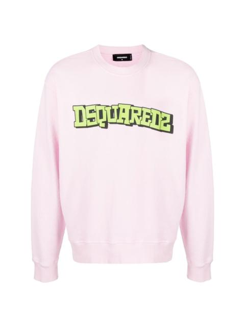 logo-print detail sweatshirt