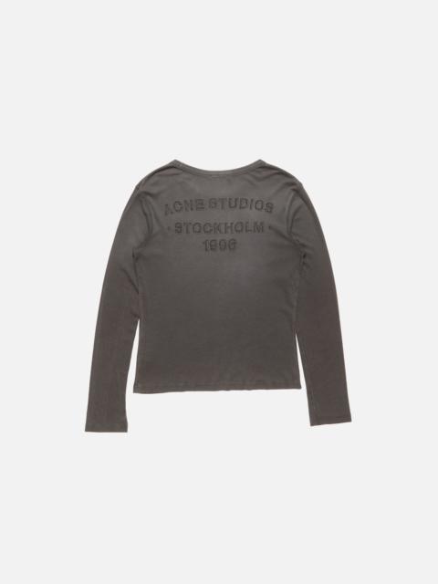 Acne Studios Sprayed logo t-shirt - Faded black