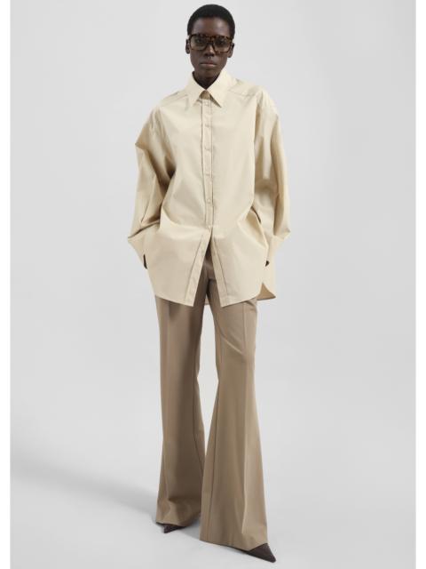 The Frankie Shop Kent Button Up Shirt - Beige
