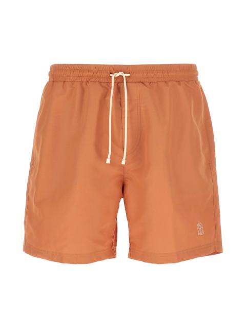 Logo embroidery swimsuit