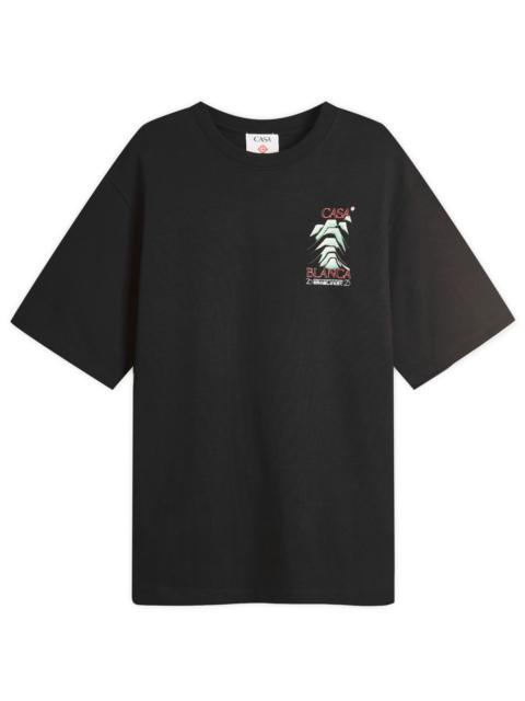 CASABLANCA Casablanca Frosty Mountain Screen Printed T-Shirt