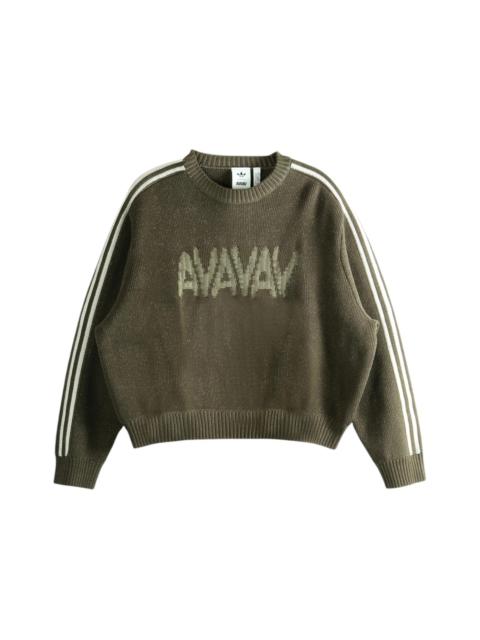 adidas adidas x Avavav Women's Crew Neck Casual Stylish Sweater Carbon