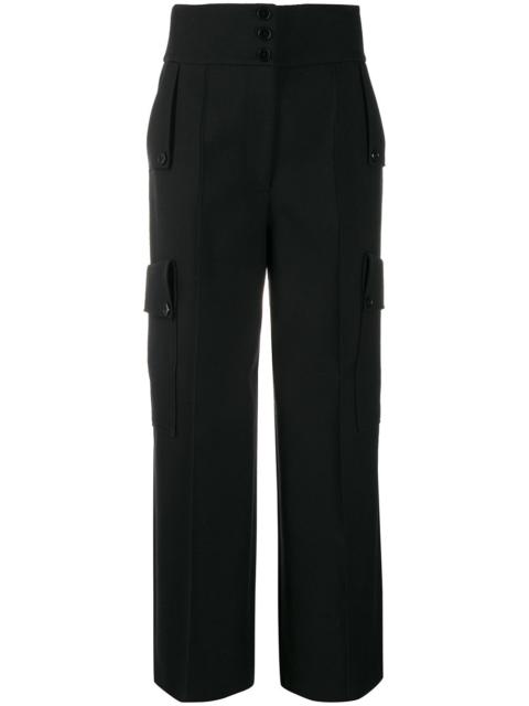 Stella McCartney high-waisted wide-leg trousers