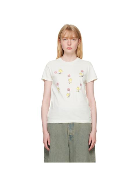 RE/DONE Off-White Woodstock T-Shirt