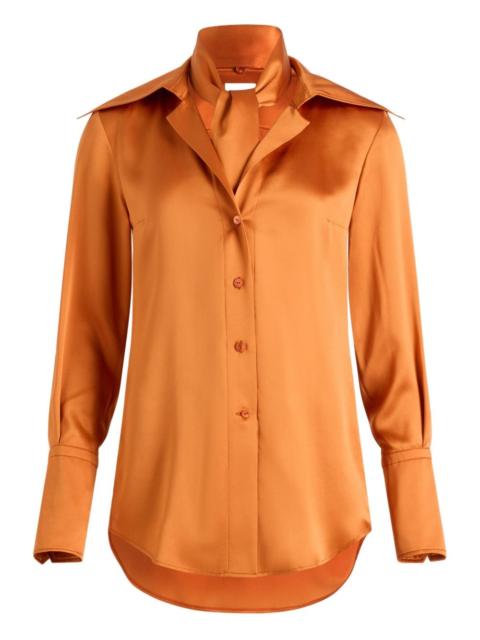 PATOU neck-tie blouse