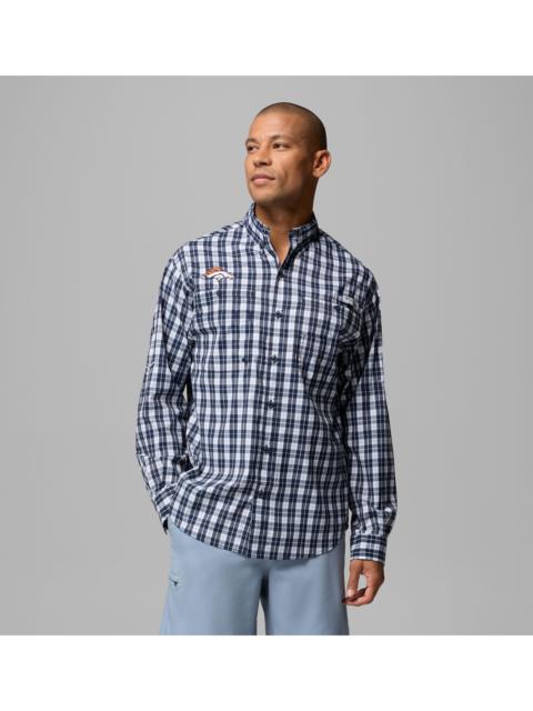 Columbia Men's PFG Super Tamiami Long Sleeve Shirt - Denver Broncos