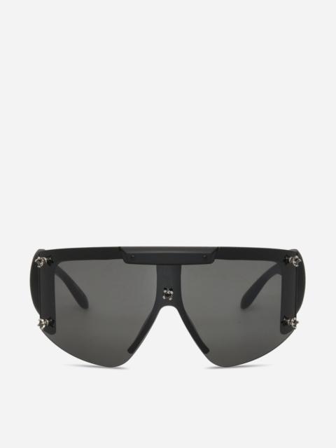 OTTOLINGER Gem-Stud Knotted Sunglasses Black Matte
