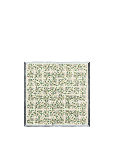 Loewe Anagram all over scarf in silk