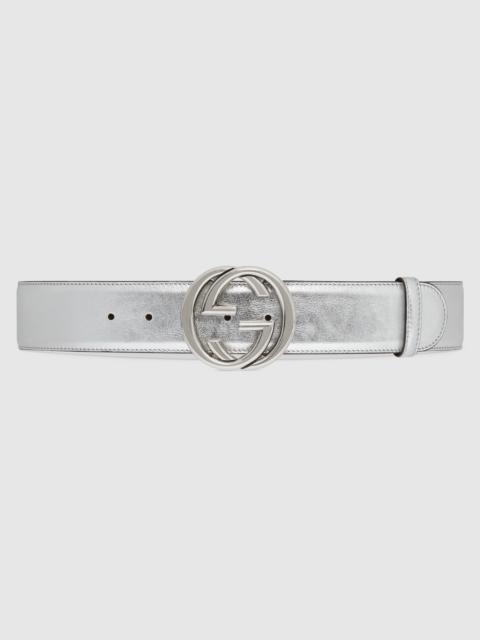 GUCCI Interlocking G buckle wide belt