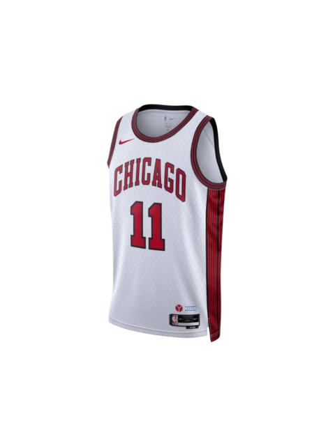 Nike Nike NBA Chicago Bulls DeMar DeRozan City Edition Swingman Jersey Red/White