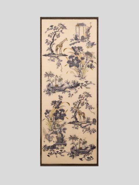 Etro WOOL AND CASHMERE SCARF WITH FLORAL MOTIF