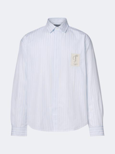 JACQUEMUS Simon striped cotton shirt