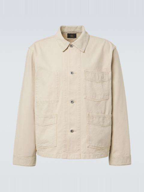 RRL by Ralph Lauren Corduroy-trimmed denim jacket