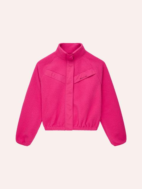 P.E NATION SHELTER SHERPA JACKET IN COSMO PINK