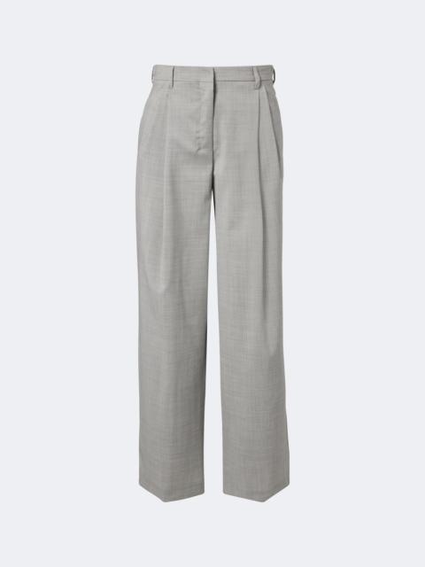 'S Max Mara Wide-leg pleated virgin wool pants
