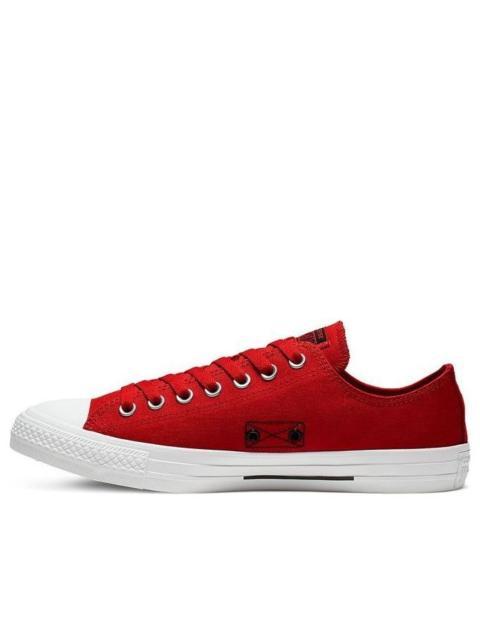 Converse 반대 척 테일러 모든 별 비행 학교 낮은 탑 '빨간 백색' 165739C
