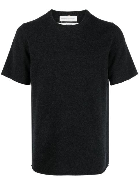 extreme cashmere crew-neck knitted T-shirt