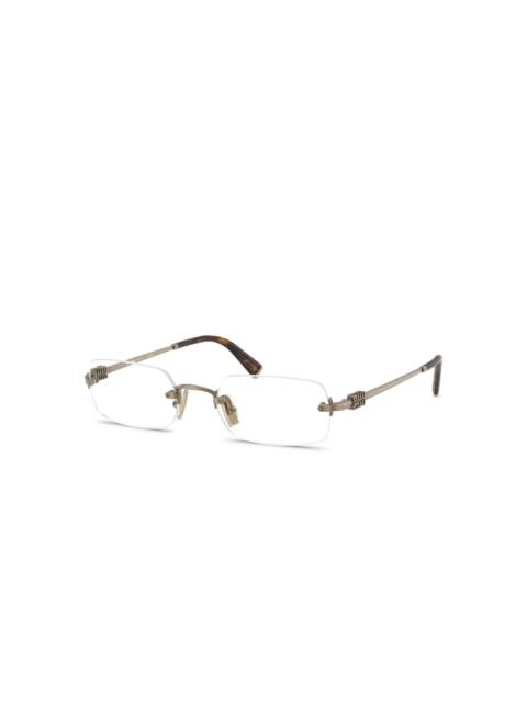 Miu Miu rectangle-frame glasses