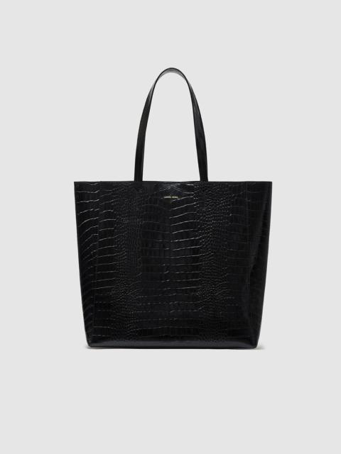 ANINE BING Elly Tote - Black Embossed