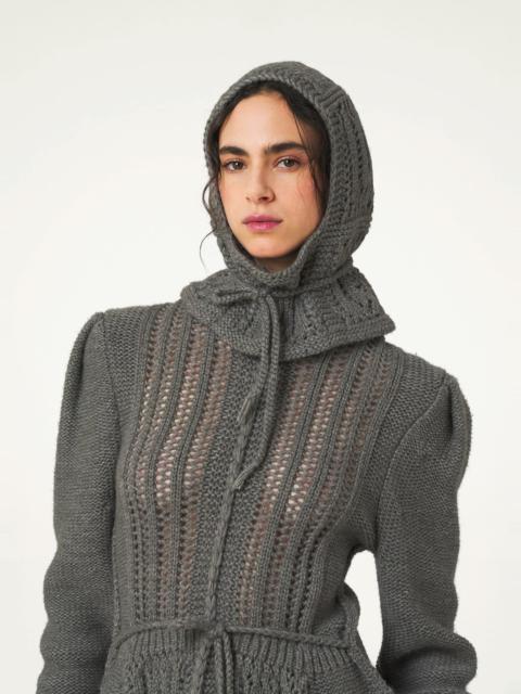 ハット LEMAIRE WOOL AND ALPACA BLEND HOOD Lemaire Wool And Alpaca Blend Hood in Black | Lyst