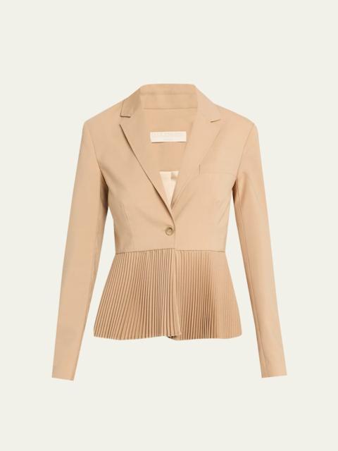 ULLA JOHNSON Greta Pleated Blazer
