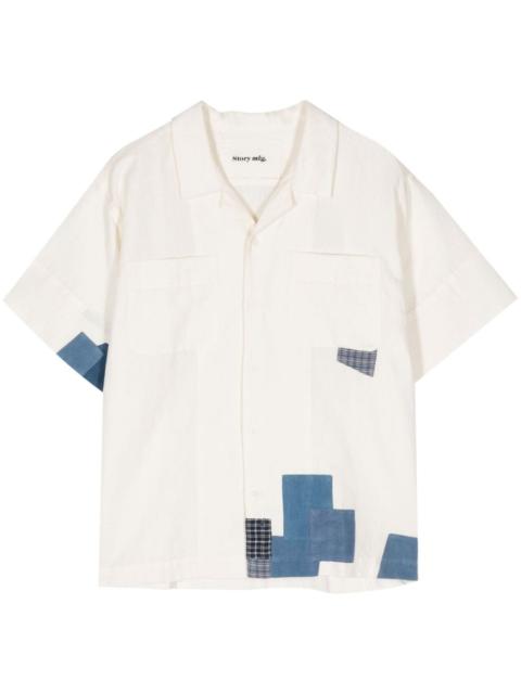 Story mfg. PA appliquÃ©-detail shirt