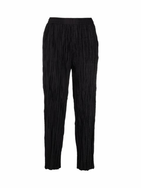 McQ Alexander McQueen MICRO-PLEATED DESIGN TROUSERS