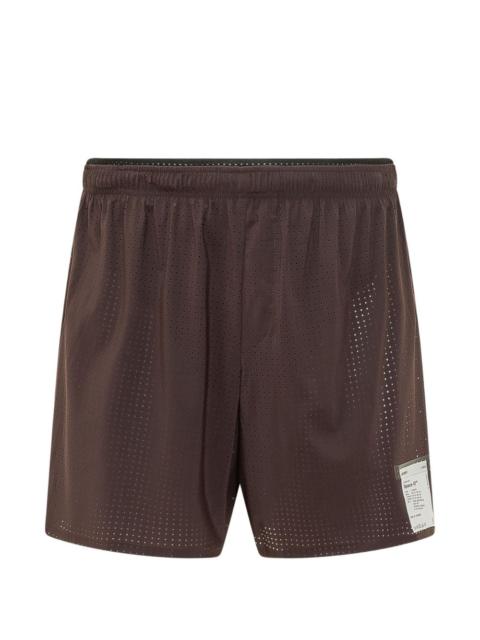 SATISFY Space-O perforated shorts