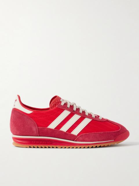 adidas Originals Sl 72 Og Suede And Leather-trimmed Nylon Sneakers