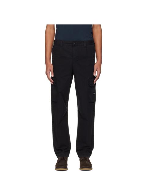 BOSS Black Cotton Cargo Pants