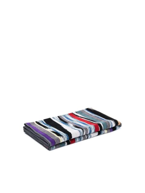 Missoni zigzag-woven towel