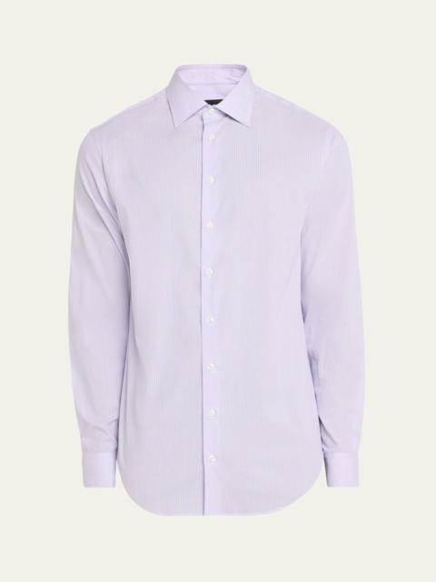 GIORGIO ARMANI Men's Micro-Stripe Dress Shirt