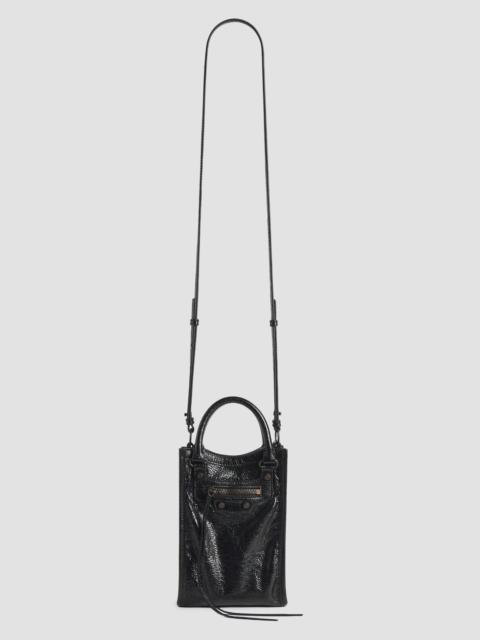 BALENCIAGA Women's Le City Phone Holder - Black