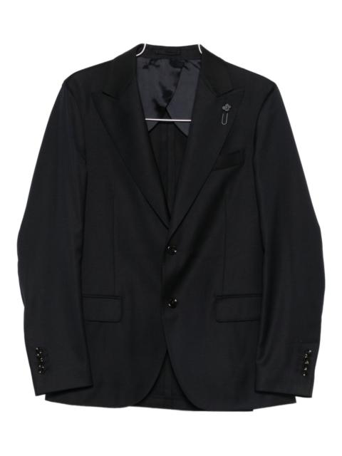 LARDINI virgin wool single-breasted suit