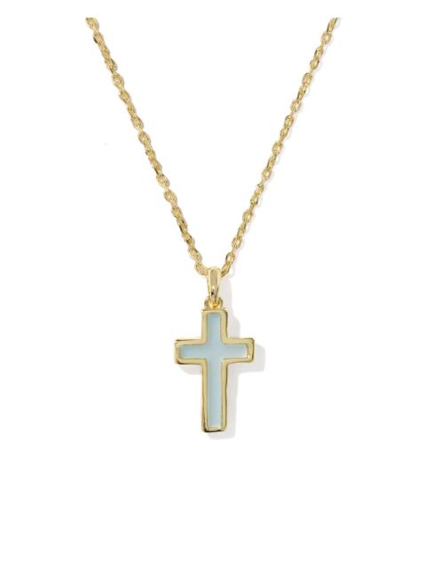 KENDRA SCOTT Cross Gold Pendant Necklace