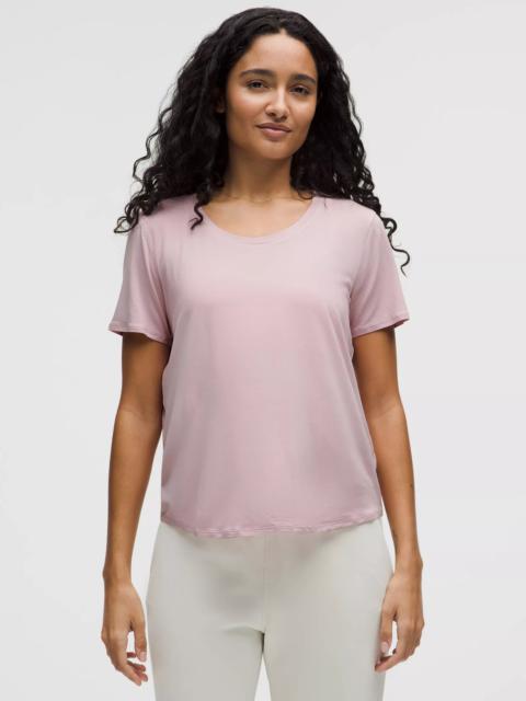 lululemon Modal-Silk Twist-Back Short-Sleeve Shirt