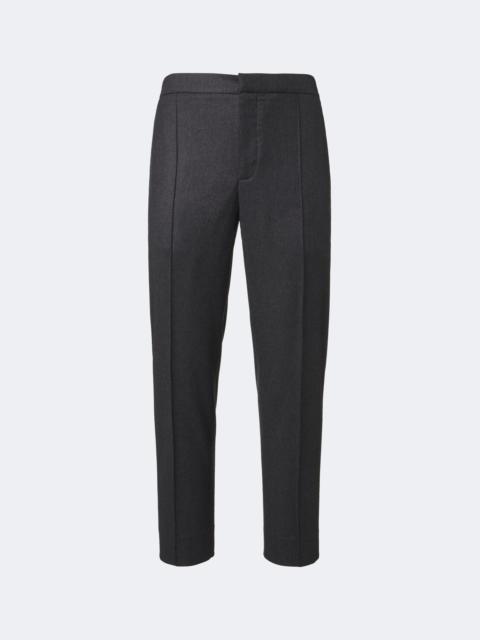 ZEGNA Wool, silk, and cashmere straight pants