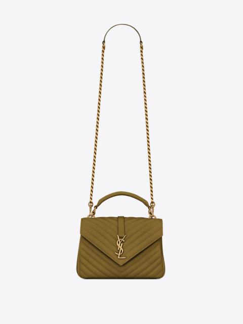 SAINT LAURENT college medium bag in quilted leather
