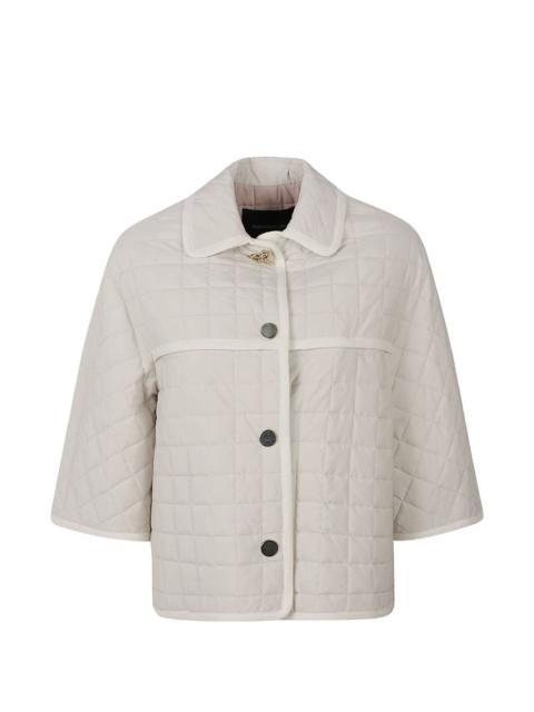 FABIANA FILIPPI quilted three-quarter sleeve jacket