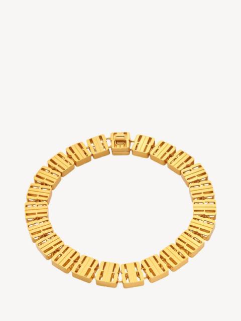 BALENCIAGA Women's Nano Link Necklace in Gold