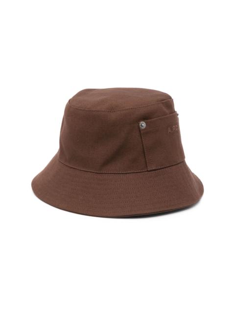 A.P.C. patch bucket hat