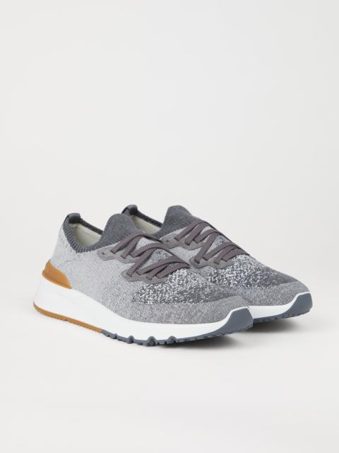 Brunello Cucinelli Cotton chiné knit runners
