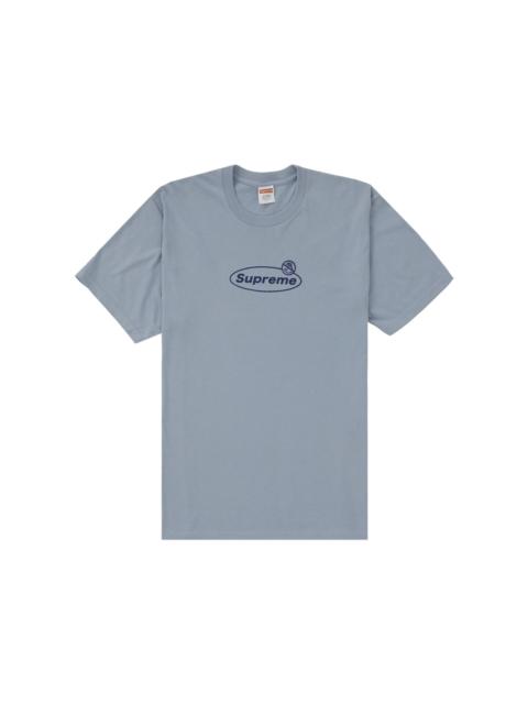 Supreme Warning Tee Dusty Blue