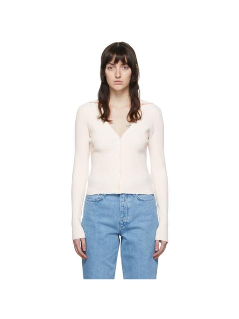 rag & bone Off-White Viscose Cardigan