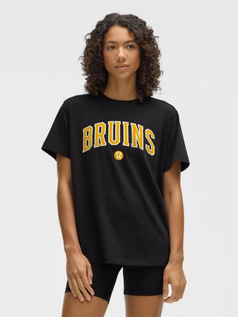 lululemon All Yours Organic Cotton Crewneck T-Shirt *Boston Bruins